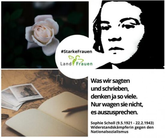 #Starke Frauen: Sophie Scholl – mutige Widerstandskämpferin