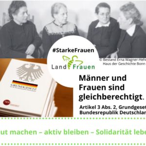 #Starke Frauen: Die vier Mütter des Grundgesetzes