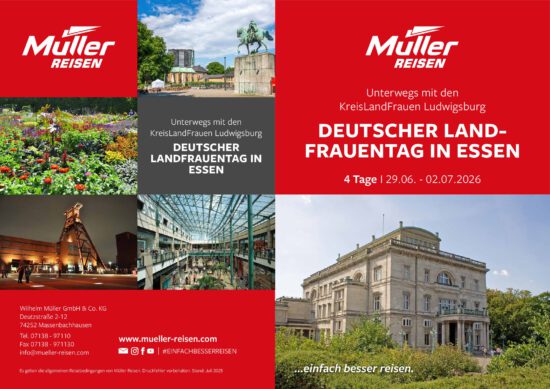 Besuch des deutschen LandFrauentages in Essen 29.06.-02.07.2026